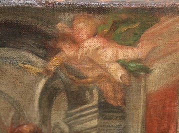 Escuela española (XVIII-XIX), After Valdés Leal - El Bautizo, Antiek en Kunst