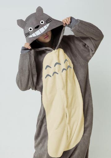 KIMU® Onesie Grijze Muis Pak XS-S of 152-158 Jumpsuit Huispa, Ophalen of Verzenden