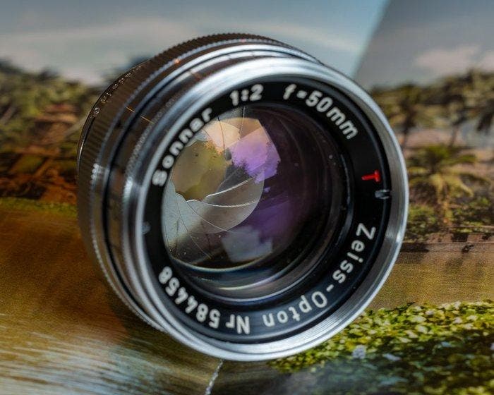 Zeiss-Opton Sonnar 1:2 f=50mm Nr 584458 Cameralens, TV, Hi-fi & Vidéo, Appareils photo analogiques