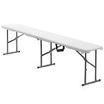 Opklapbare Buffetbank | CATERING | Kunststof/Metaal | Wit |, Verzenden