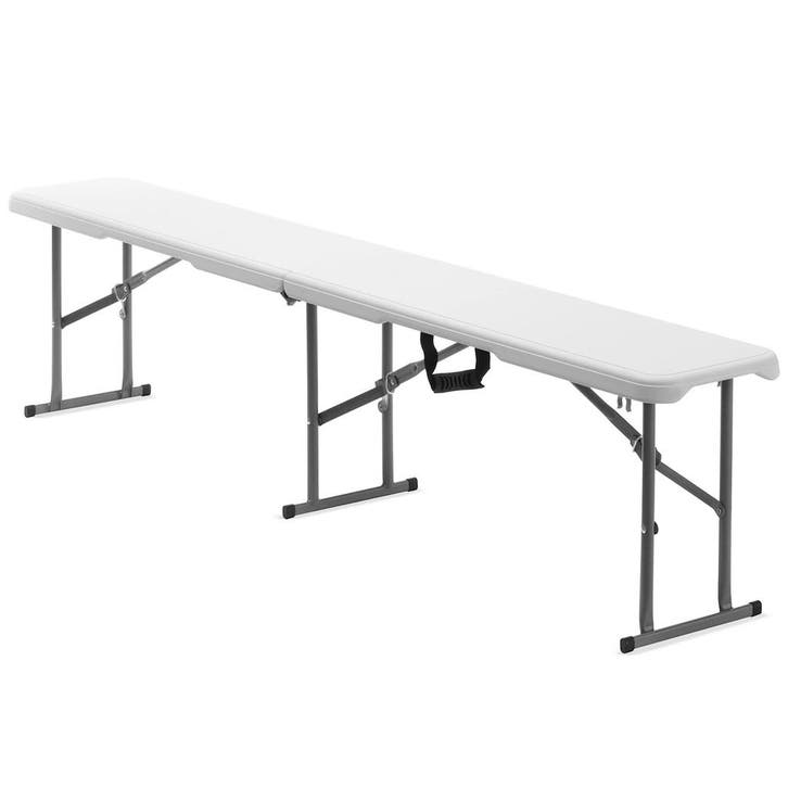 Opklapbare Buffetbank | CATERING | Kunststof/Metaal | Wit |, Articles professionnels, Horeca | Équipement de cuisine, Envoi