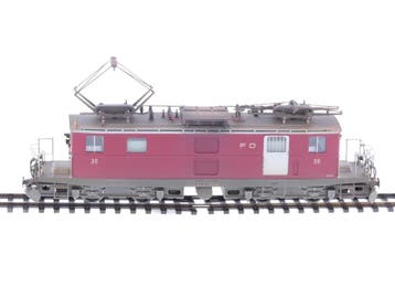 Schaal H0m Ferro Suisse elektrische locomotief HGe 4/4 Nr..., Ophalen of Verzenden, Zo goed als nieuw, Gelijkstroom, Locomotief