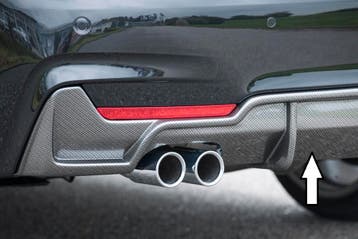 Rieger diffuser | geschikt voor BMW 4-Serie F32 / F33 / F36, Verzenden