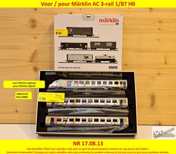 Marklin modeltreinen, locomotieven, wagons, rails, 2dehands, Ophalen of Verzenden, Nieuw, Märklin