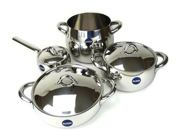 Alessi - Stefano Giovannoni - Kookpottenset (7) - Mama -, Antiek en Kunst