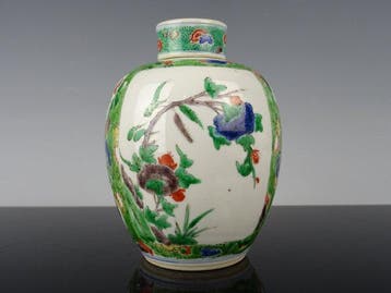 Pot - Porselein - Kangxi 1662-1722