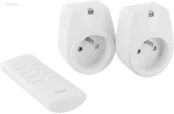 (528x) Kit met 2 draadloze schakelstopcontacten +..., Nieuw
