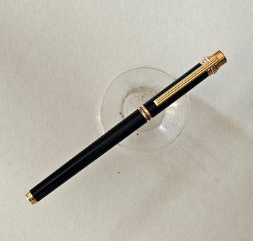 Cartier - Must de Cartier laque noire et or 18 carats -