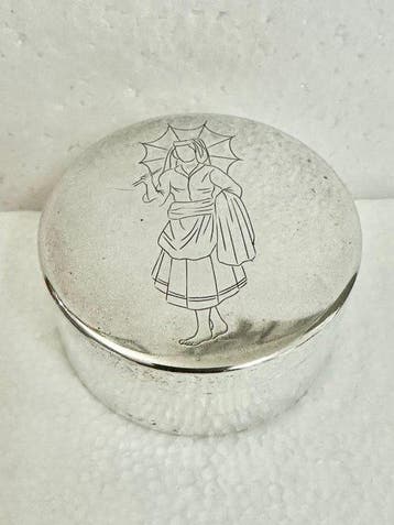 Eloy de Jesus 1900-1951 - Boîte de tabac à priser - Argent