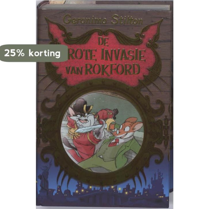De grote invasie van Rokford 9789085920878 Geronimo Stilton, Livres, Livres pour enfants | Jeunesse | Moins de 10 ans, Envoi