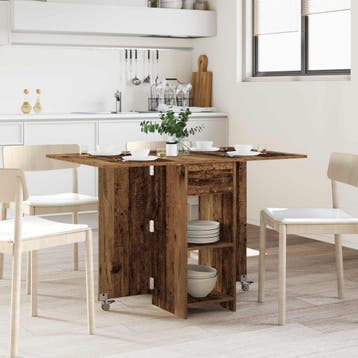 vidaXL Eettafel 115 x 70 x 75 cm Bewerkt hout Oud hout, Huis en Inrichting, Verzenden, Nieuw