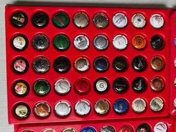 Collectie champagnecapsules - champagnecapsules, Antiek en Kunst