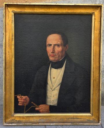 Europese school (XIX) - Retrato de matemático