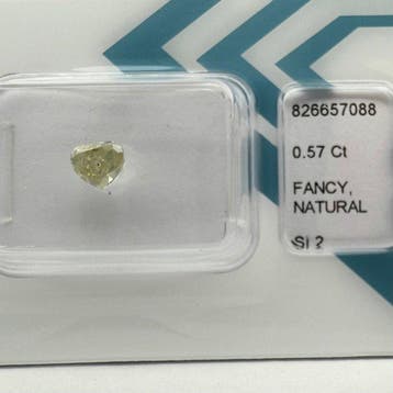 Zonder minimumprijs - 1 pcs Diamant (Natuurlijk gekleurd) -, Nieuw