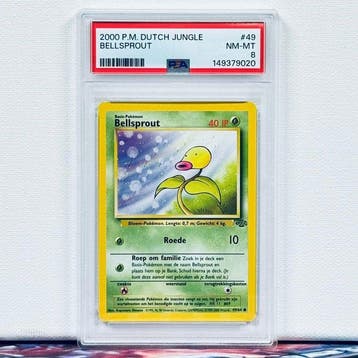 Pokémon Graded card - BELLSPROUT #49 - Pokémon - PSA 8, Nieuw