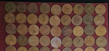 Ierland. Collection of coins 1928-1967 (Zonder minimumprijs)