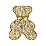 Fako Bijoux - Magnetische Mini Broche - Beertje Parel -, Verzenden, Nieuw