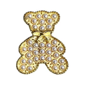 Fako Bijoux - Magnetische Mini Broche - Beertje Parel -, Verzenden