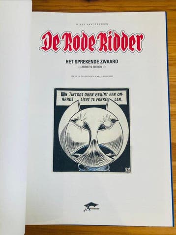 De Rode Ridder - Het sprekende zwaard - Artists edition -