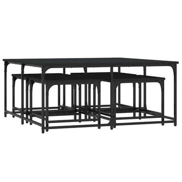 5-delige Tafeltjesset | Plaatsbesparend | Tweede Kansje, 50 tot 100 cm, Verzenden, Vierkant, 50 tot 100 cm