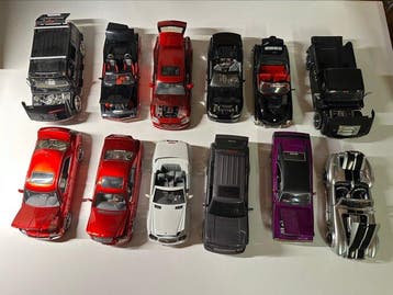 Jadi 1:24 - Modelauto (12) - Sammlung verschiedener, Nieuw