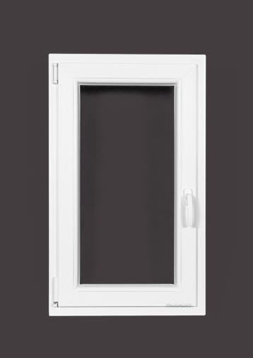 PVC raam draai kiep b60xh90 cm wit, Gevelraam of Ruit, Minder dan 80 cm, 80 tot 120 cm, Nieuw
