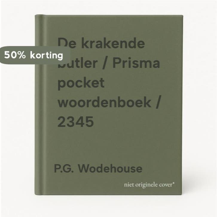 De krakende butler / Prisma pocket woordenboek / 2345, Boeken, Stripverhalen, Gelezen, Verzenden