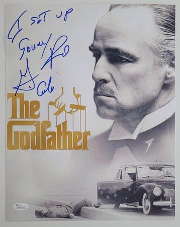 The Godfather - Carlo (Gianni Russo) - Autograph, Photo With, Verzamelen, Nieuw