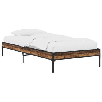 vidaXL Bedframe Oud hout 80 x 200 cm Bewerkt hout, Verzenden