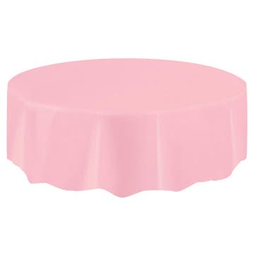 Lichtroze Tafelkleed Rond 2,13m, Verzenden, Nieuw