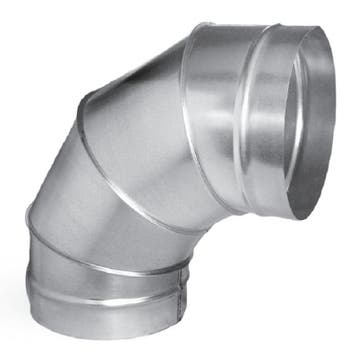 Bocht 90º voor spiraalbuis galva Ø 315mm - segment, Verzenden, Nieuw
