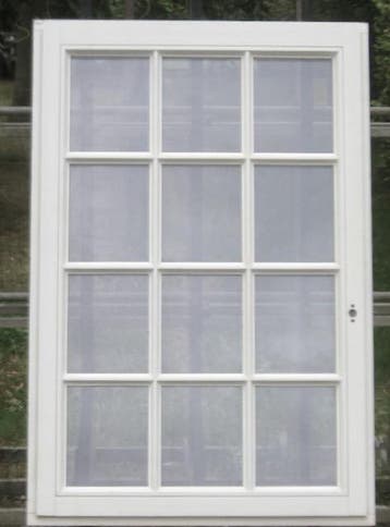 afrormosia houten raam , chassis , venster 99 x 148, 75 tot 150 cm, Raamkozijn, Nieuw, Ophalen of Verzenden