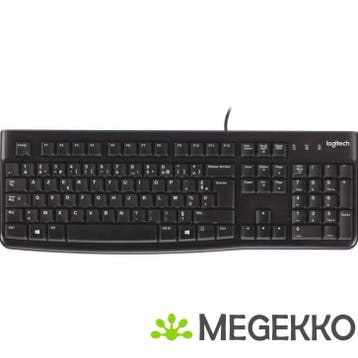 Logitech K120 toetsenbord Zwart Azerty Belgisch, Verzenden, Nieuw