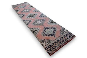 Lang vintage Usak - Loper - 340 cm - 90 cm - met certificaat, Nieuw