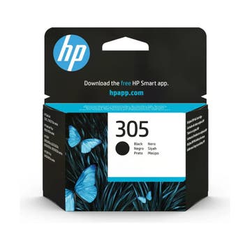 HP 305 Zwart, Pack van 1 Originele Inktcartridge (Huis), Computers en Software, Ophalen of Verzenden, Nieuw