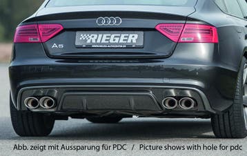 geschikt voor Audi S-Line achterbumper (zonder diffuser) | A, Verzenden, Nieuw, Audi