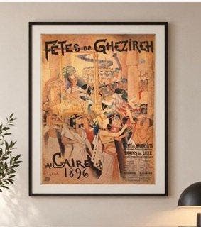 Onbekende kunstenaar - Fetes de Gheziréh / Châtel-Guyon /
