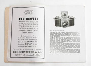 Exakta Kine-Exakta-Praxis, 1. Auflage von 1937 Single lens, Audio, Tv en Foto, Nieuw