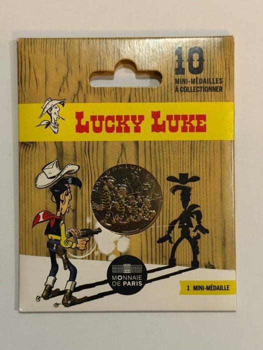 Frankrijk. Lot van 8 verschillende Lucky Luke, Timbres & Monnaies, Monnaies | Europe | Monnaies non-euro