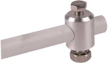Dehn Klembout D 16mm Al Met Moer en Borgring - 106301, Doe-het-zelf en Bouw, Elektriciteit en Kabels, Verzenden, Nieuw