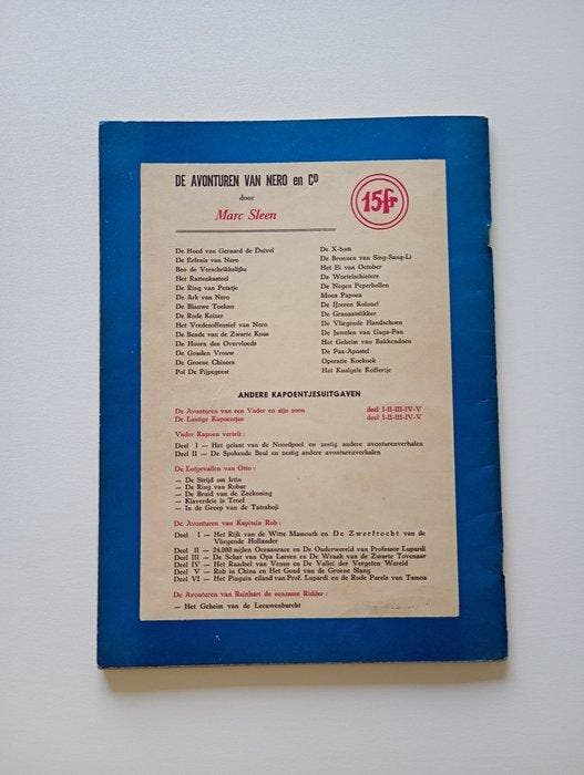Nero 34 - De Daverende Pitteleer - 1 Album - Eerste druk -, Boeken, Stripverhalen
