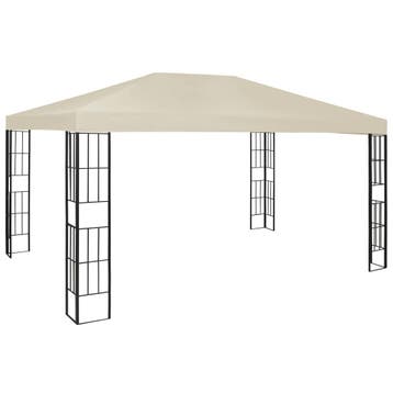vidaXL Prieel 3x4 m crème, Verzenden