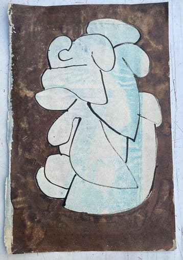 Robert Muller (1920-2003) - Etude de Sculpture - Composition, Antiquités & Art