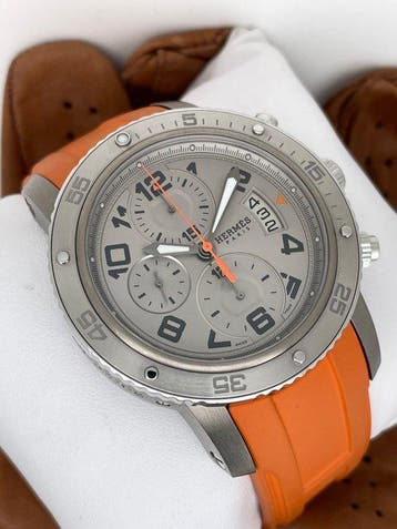 Hermès - Clipper Chronograph Automatic - CP2.941 - Heren -