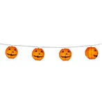 Lichtslinger LED Halloween Pompoenen 1,85m, Verzenden, Nieuw