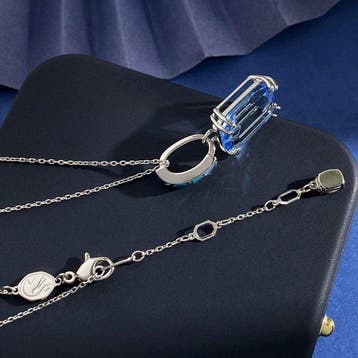 Swarovski - rhodiumbekleding - Ketting met hanger