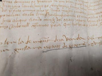 . - Pergamino manuscrito de la provincia de Gerona, venta de