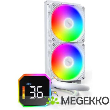 Montech HyperFlow Digital 240 ARGB Wit, Verzenden