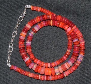 Opaal AA ++ Natuurlijk mineraal Rood- 9 g - (1)