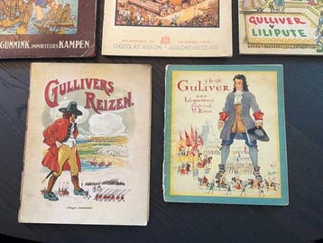 Jonathan Swift - Five foreign editions of Gullivers